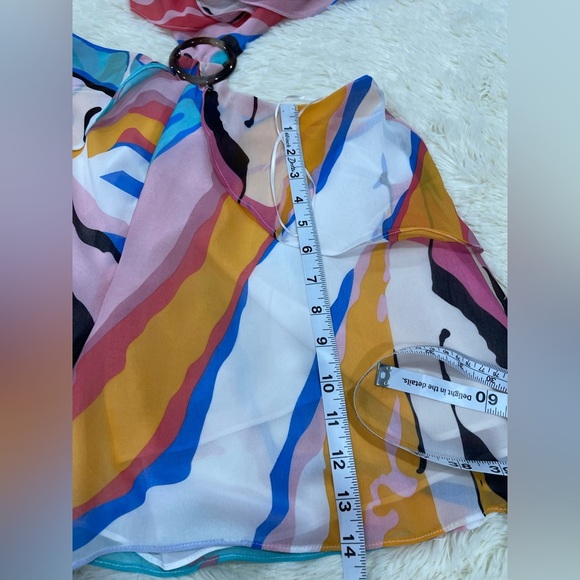 Luxxel Multicolor Abstract Two-Piece Set - Picture 8 of 10